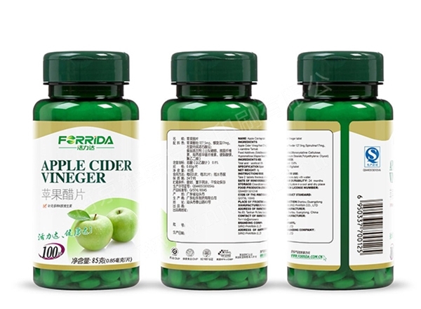 保健品行业不干胶标签